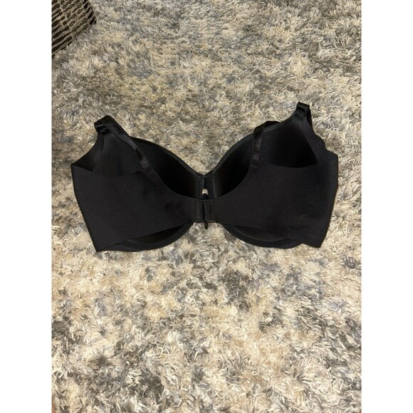 Warners No Side‎ Effects Underwire Contour Bra Black Size 40 D - Picture 2 of 3